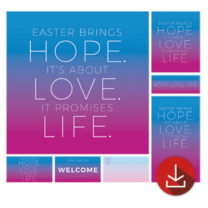 Hope Love Life Church Graphic Bundles