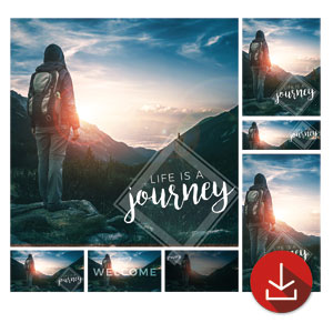 Mountains Journey Church Graphic Bundles