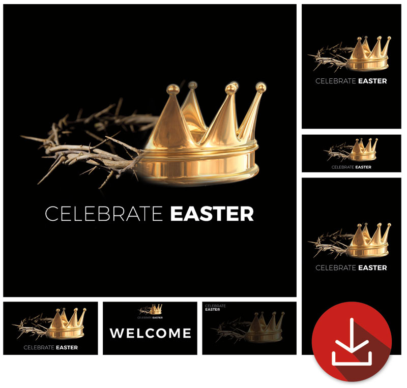 Church Graphic Bundles, Easter, Crowns