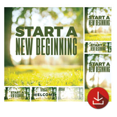 Start New Beginning Green 