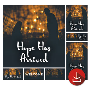 Hope Has Arrived Church Graphic Bundles