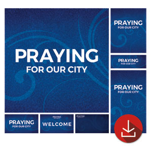 Flourish Praying For Our City Church Graphic Bundles