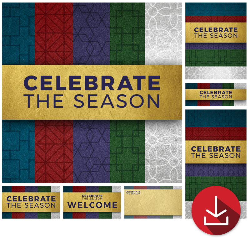 Church Graphic Bundles, Christmas, Celebrate The Season Advent