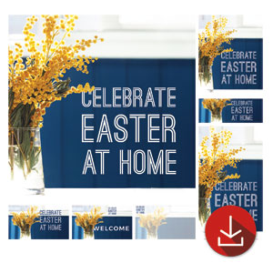Easter At Home Church Graphic Bundles