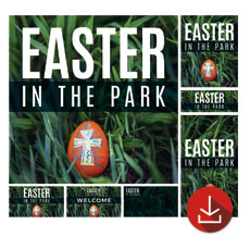 Easter In Park Grass 