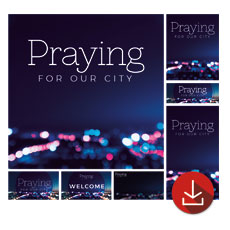 Praying For Our City Bokeh 