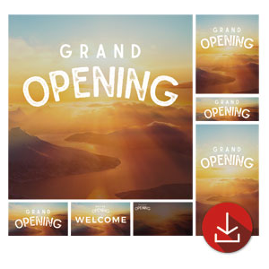 Grand Opening Landscape Church Graphic Bundles