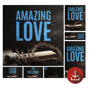 Amazing Love Easter Church Graphic Bundles