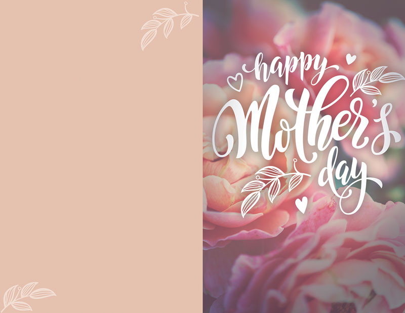 Bulletins, Mother's Day, Mothers Day Flowers, 8.5 x 11