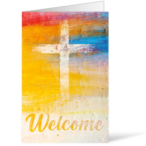 Welcome Cross Paint Bulletins 8.5 x 11