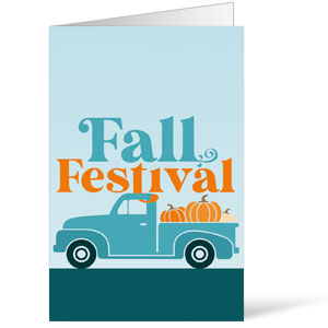 Fall Festival Truck Bulletins 8.5 x 11