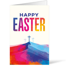 Colorful Easter Crosses 