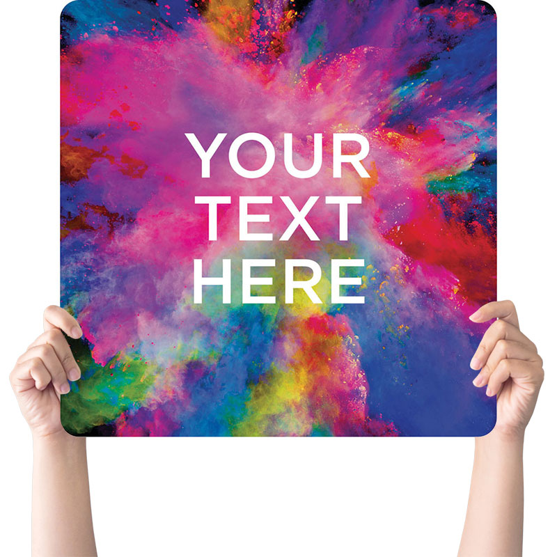 Handheld Signs, Easter, Back to Church Easter Your Text, 21 Square