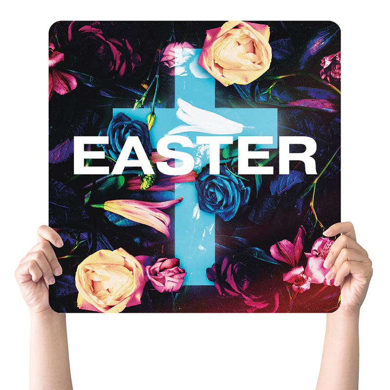 Handheld Signs, Easter, CMU Ultimate Easter 2022, 21 Square
