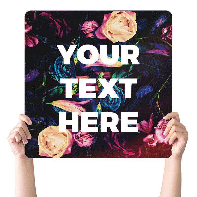 Handheld Signs, Easter, CMU Ultimate Easter Your Text Here 2022, 21 Square