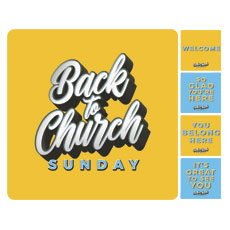 Back to Church Sunday Celebration Set 
