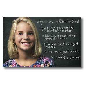 Chalkboard Girl 4/4 ImpactCards
