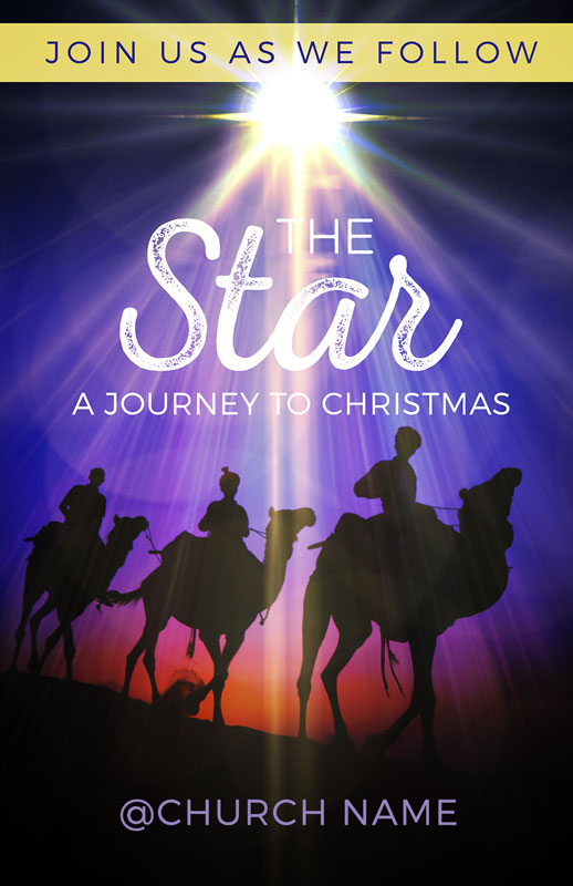 Church Postcards, Christmas, The Star: A Journey to Christmas, 5.5 X 8.5