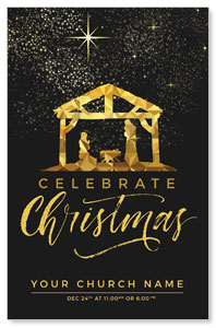 Black and Gold Nativity 4/4 ImpactCards
