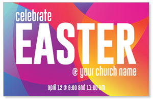 Curved Colors Easter 4/4 ImpactCards