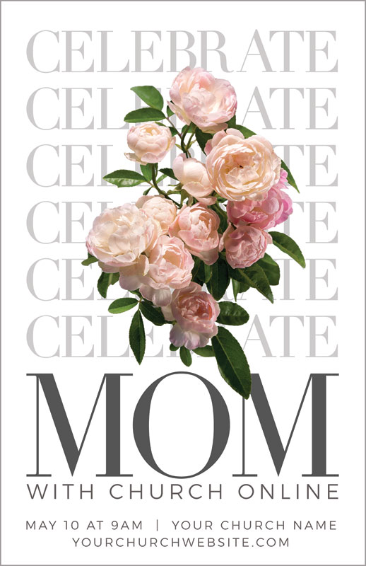 Church Postcards, Mother's Day, Mother's Day Flowers Online, 5.5 X 8.5