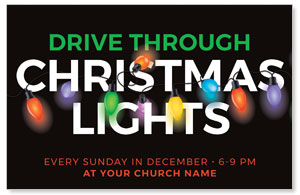 Drive Through Christmas Lights 4/4 ImpactCards