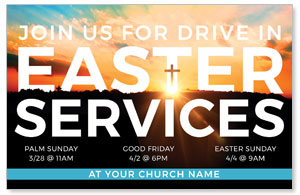 Drive In Easter Services 4/4 ImpactCards