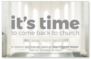 It's Time Church 4/4 ImpactCards