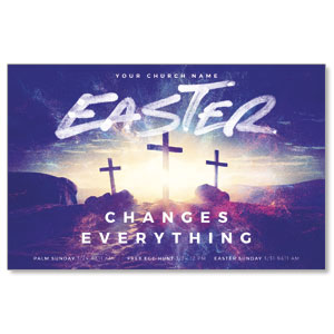 Easter Changes Everything Crosses 4/4 ImpactCards