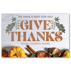 Give Thanks Seat For You 4/4 ImpactCards