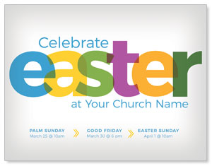 Color Bold Easter ImpactMailers