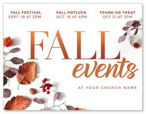 Fall Events Nature ImpactMailers