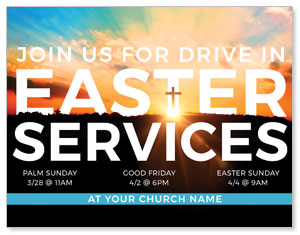 Drive In Easter Services ImpactMailers