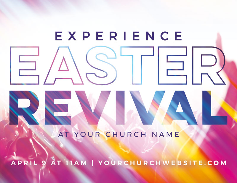 InviteCards, Easter, Easter Revival, 4.25 x 5.5