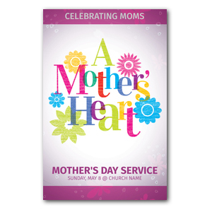 A Mothers Heart Medium InviteCards