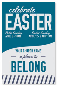 To Belong Easter Medium InviteCards