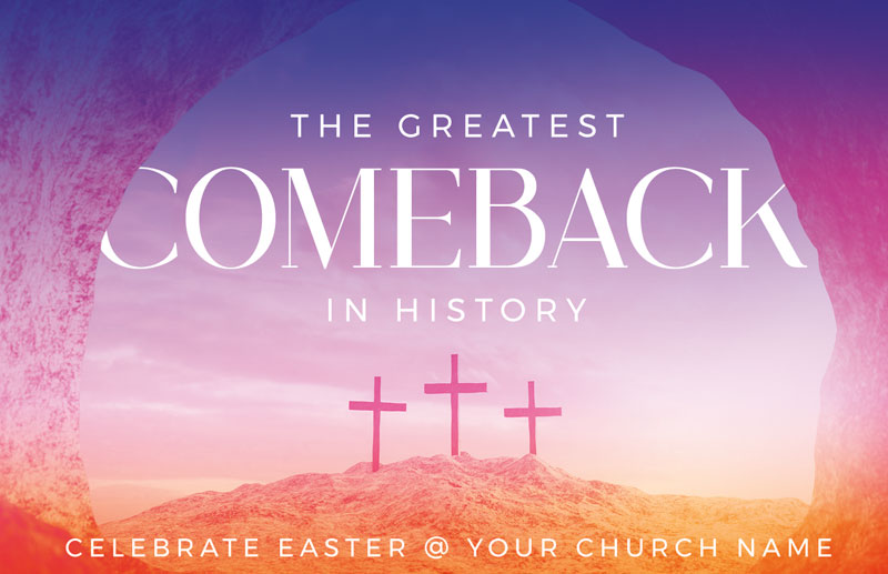InviteCards, Easter, Greatest Comeback, 4.25 x 2.75