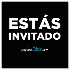 Explore God You're Invited Spanish 3.75" x 3.75" Square InviteCards