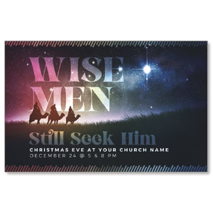Wise Men Seek Him Medium InviteCards
