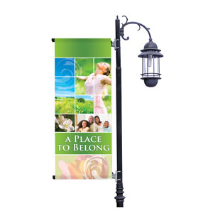 Belong Spring Light Pole Banners