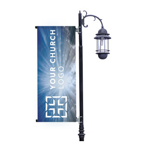 Sunrays Logo Light Pole Banners