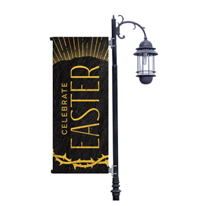 Crown and Tomb Light Pole Banners