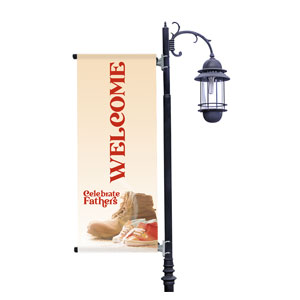 Celebrate Fathers Light Pole Banners