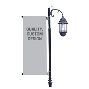 2 x 5 Light Pole Banner: Full Design Custom