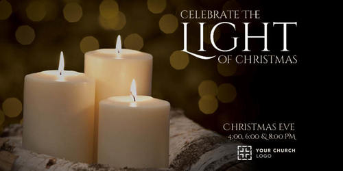 Church Postcards, Christmas, Celebrate the Light, 5.5 x 11