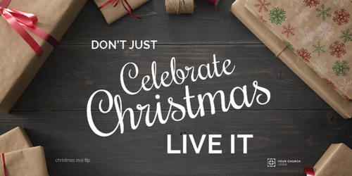 Church Postcards, Christmas, Celebrate Live It, 5.5 x 11