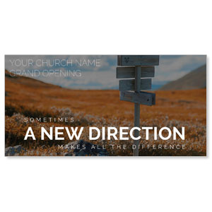 A New Direction 11" x 5.5" Oversized Postcards