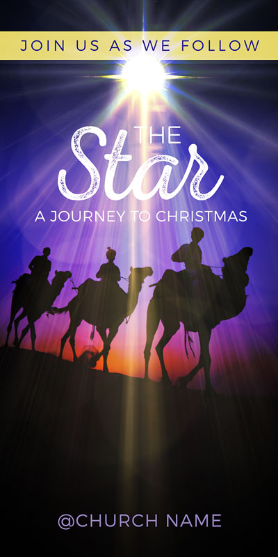 Church Postcards, Christmas, The Star: A Journey to Christmas, 5.5 x 11
