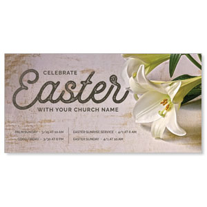 Easter Lilies 11" x 5.5" Oversized Postcards