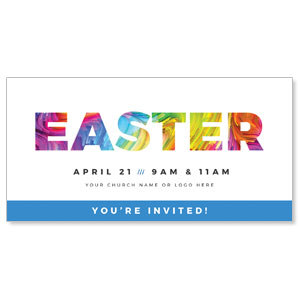 CMU Vibrant Easter 11" x 5.5" Oversized Postcards